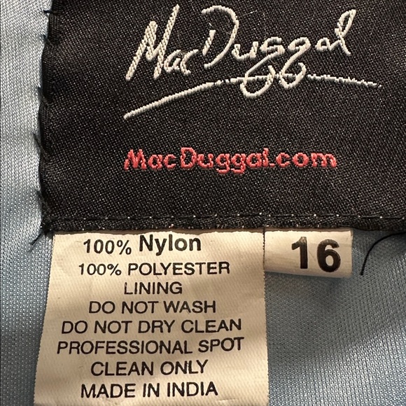 Mac Duggal Silver Sequin Dress -nwt - Picture 5 of 5